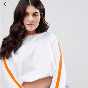 Crop Top with Panel Detailing